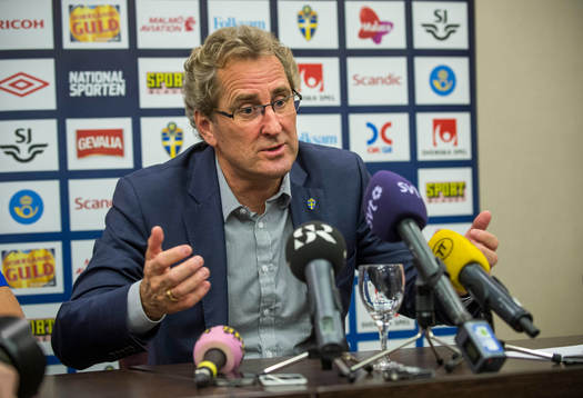 Presskonferens med Erik Hamrén, förbundskapten
