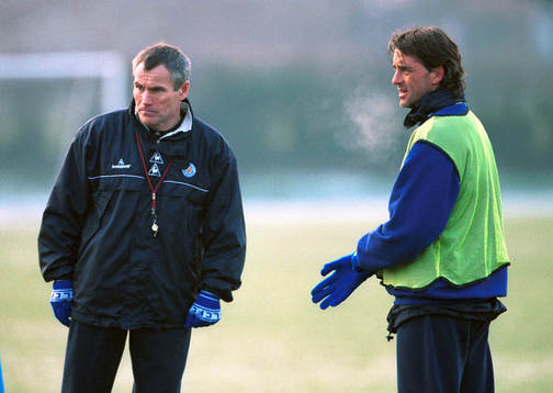 Peter Taylor, tränare Leicester och Roberto Mancini