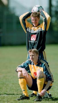 Fotboll, Sverige, Stefan Schwarz och Kennet Andersson