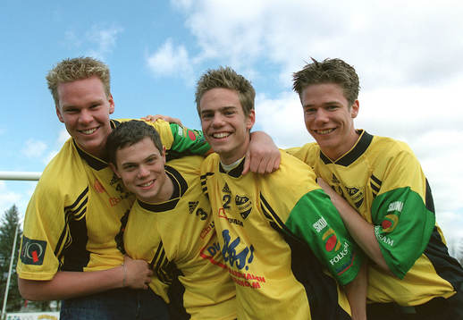 Peter Fritzon, Emil Eliasson, Mikael Carls och Fredrik