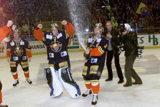 Espen Knutsen, Mikael Tellqvist och Charles Berglund,