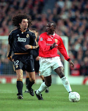 Fotboll, Champions League, Semifinal, Manchester United -