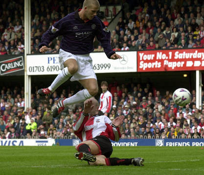 David Beckham, Manchester United och Chris Marsden,