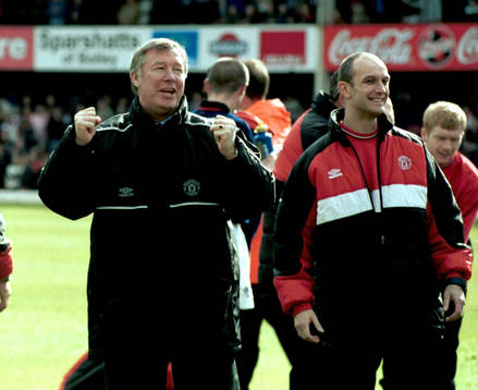 Fotboll, Premier League, Alex Ferguson, manager Manchester
