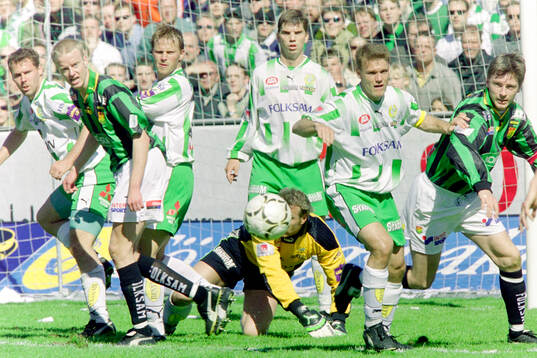 Gais Niclas Fredriksson och Thomas Hvenfeldt mot Hammarbys