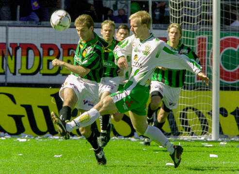 Gais Dag Magnusson mot Hammarbys Mikael Andersson