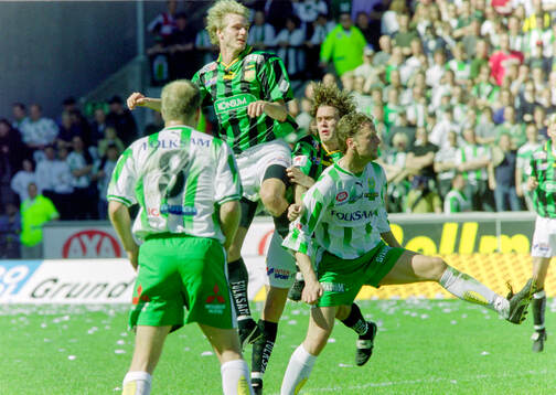 Gais Simon Sjöfors och Lasse Johansson mot Hammarbys Kaj