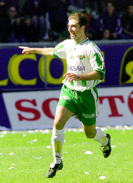 Hammarbys Kennedy Bakircioglu jublar