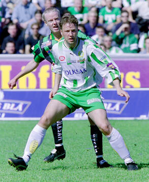 Hammarbys Andreas Bild mot Gais Niclas Fredriksson
