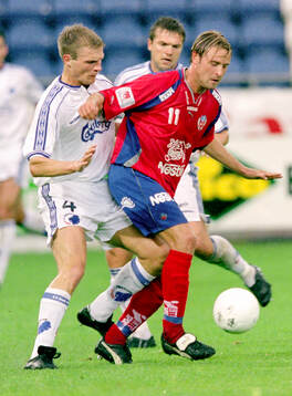 Helsingborgs Erik Wahlstedt mot Köpenhamns Bo Svensson