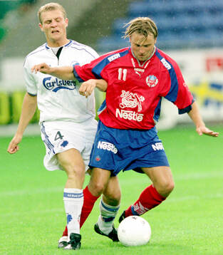 Helsingborgs Erik Wahlstedt mot Köpenhamns Bo Svensson