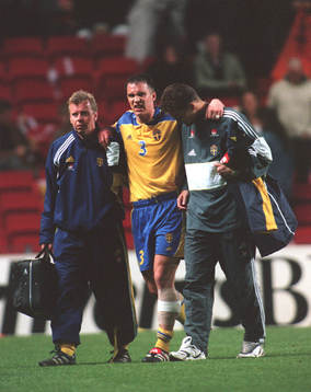 Patrik Andersson, Sverige skadad