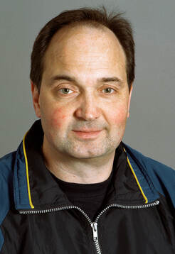 Equipment manager Anders Weiderstål of Sweden poses for a