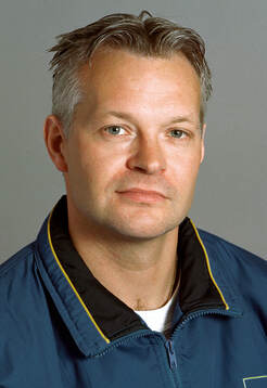 Goaltender coach Steffan Lunner of Sweden poses for a