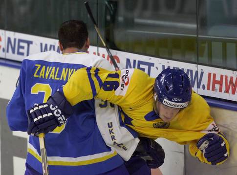 t Petersburg. Ishockey, VM, Sverige - Ukraina: Samuel