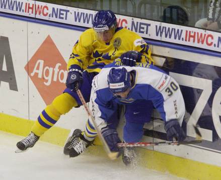 t Petersburg. Ishockey, VM, Sverige - Ukraina: Jörgen
