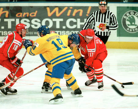Ishockey, VM, Sverige - Vitryssland
