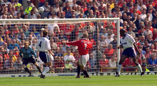 David Beckham, Manchester United gör mål