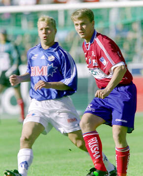 Örgrytes Markus Johannesson mot Halmstads Robert Andersson