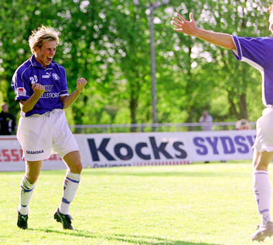 Trelleborgs Christian Andersson jublar