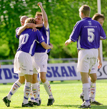 Trelleborgs Jonas Nilsson jublar