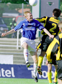 Trelleborgs Johan Andersson i nickduell mot Häckens Johan
