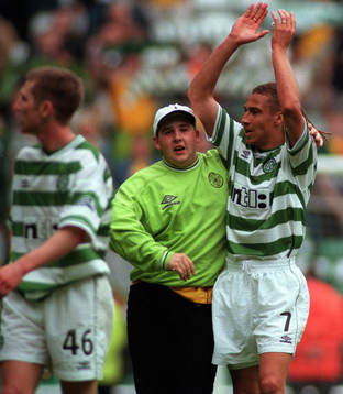 Fotboll, Celtic, Henrik Larsson i sin comeback