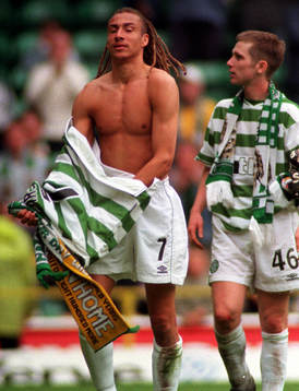 Fotboll, Celtic, Henrik Larsson i sin comeback