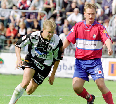 Landskronas Matthias Eklund mot Östers Patrik Karlsson