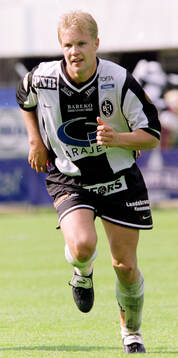 Landskronas målskytt Matthias Eklund