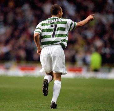 Henrik Larsson, Celtic (Jubel)