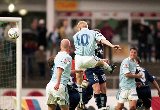 Mats Lilienberg, Malmö FF når högst i luften