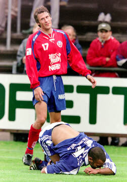 Helsingborgs Michael Hansson mot Sundsvalls Cain Dotson