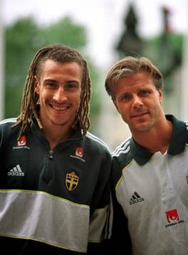 Henrik Larsson och Roland Nilsson