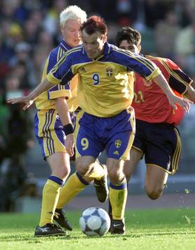 Fredrik Ljungberg och Jörgen Pettersson, Sverige och Juan