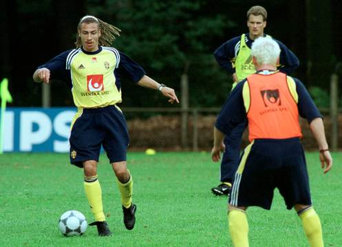 Henrik Larsson, Jörgen Pettersson och Gary Sundgren