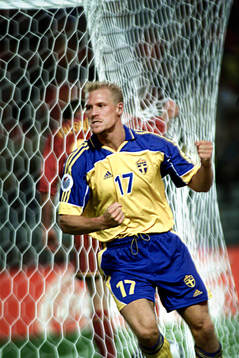 Johan Mjällby gjorde Sveriges enda mål