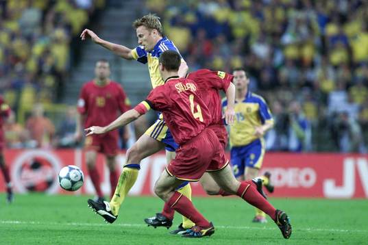 Kennet Andersson, Sverige utmanar Lorenzo Staelens, Belgien