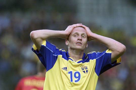 Kennet Andersson, Sverige tar sig för pannan