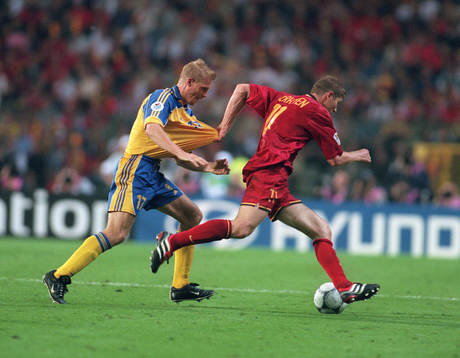 Johan Mjällby, Sverige och Gert Verheyen, Belgien