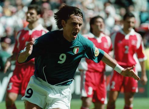 Filippo Inzaghi, Italien har avgjort och fått turkarna på