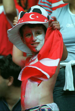 Fotboll, EM. Turkiet - Italien