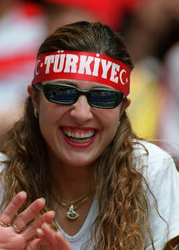 Fotboll, EM. Turkiet - Italien