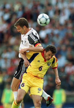 Oliver Bierhoff, Tyskland och Gheorghe Popescu, Rumänien