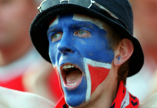 Fotboll, EM. Spanien - Norge