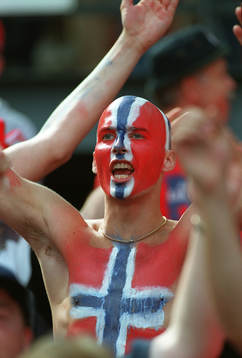 Fotboll, EM. Spanien - Norge