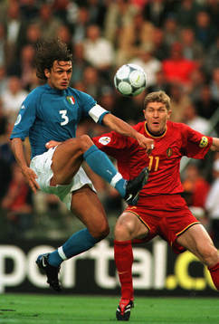 Paolo Maldini, Italien och Gert Verheyen, Belgien