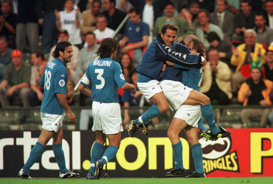 Jubel Italien (Jubel Francesco Totti)