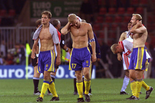 Eindhoven, Fotboll, EM i Holland / Belgien, Sverige -