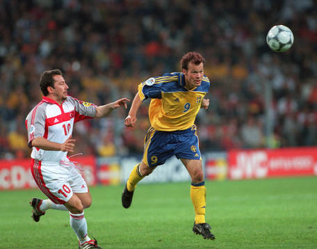 Fotboll, EM. Sverige - Turkiet